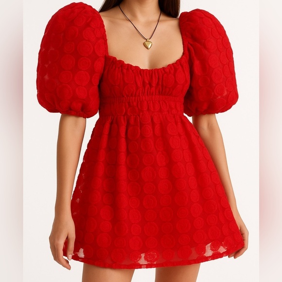 For Love And Lemons Red Mini Dress - Picture 9 of 10